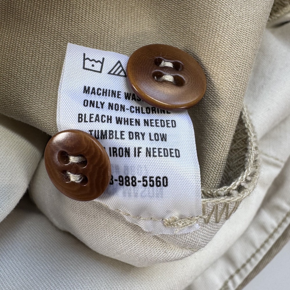 BUCK MASON Uniform Khaki Paperback Twill Maverick Slim Officer Chino Mens 29x32 - Picture 9 of 16